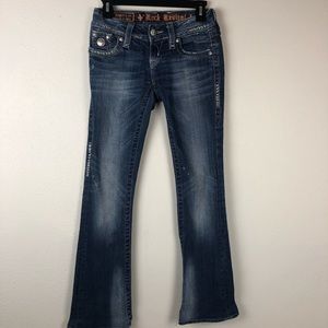 Rock Revivial jeans size 24 celine Boot jeans
